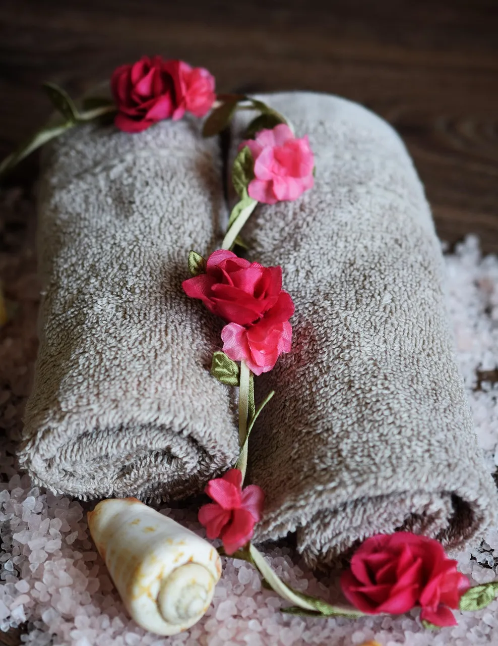 Girl on spa treatment