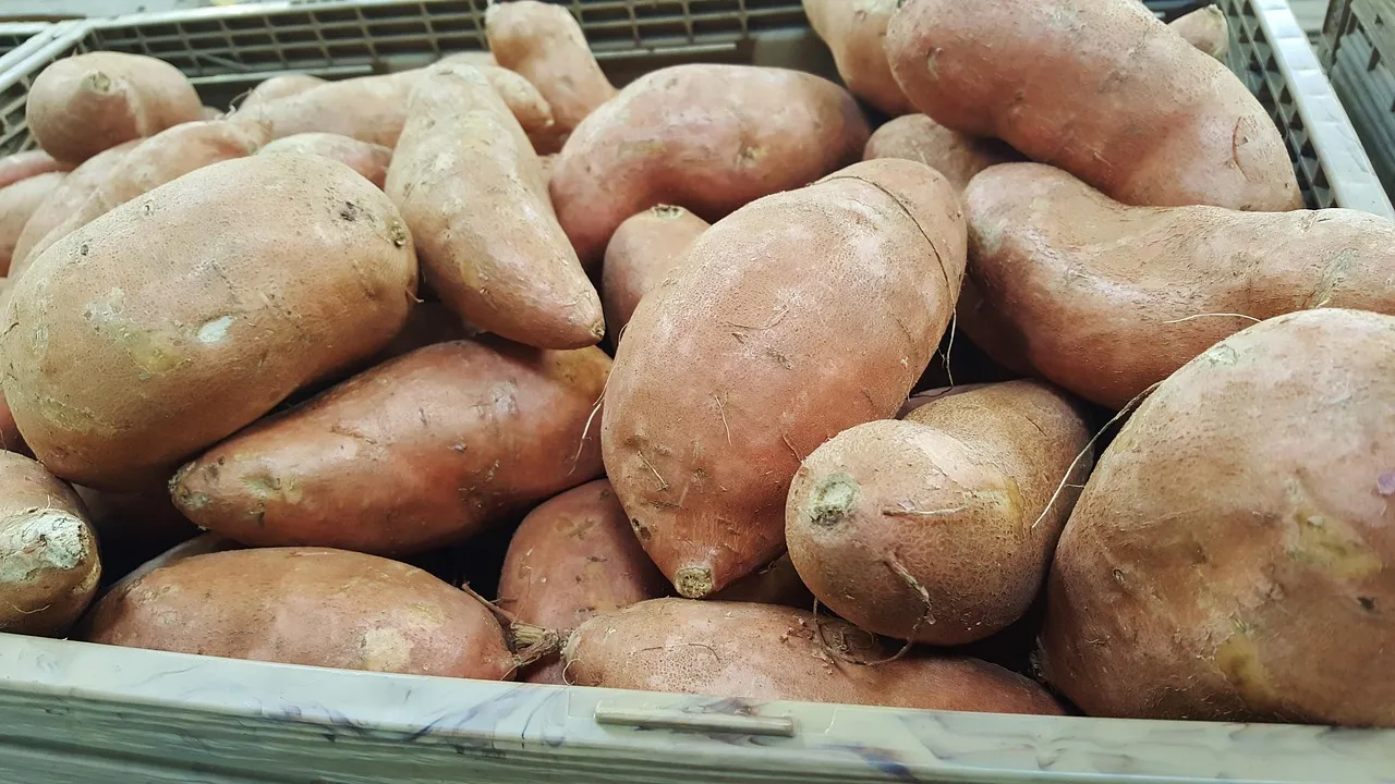 Sweet potatoes crispy